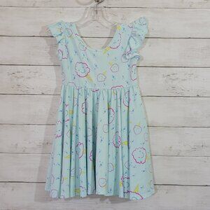 Dot Dot Smile Baby Girl Happy Ice Cream Cute Twirl Dress Feels like Bamboo Sz 2T